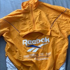 Reebok classics yellow windbreaker in medium